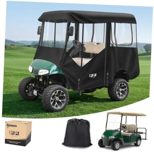 Golf Cart Enclosure for EZGO TXT/RXV 4 for EZGO RXV 4 Passenger 80