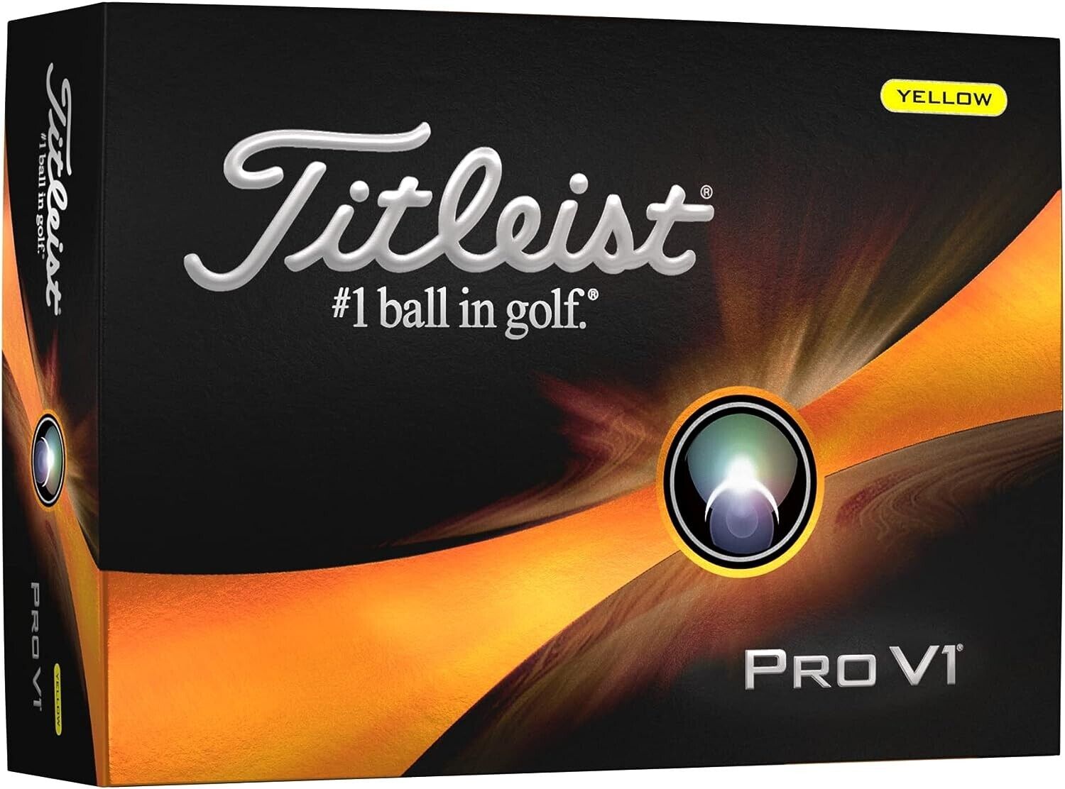 Titleist 2023 ProV1 Golf Balls 12-Pack, Yellow