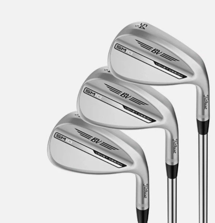 Titleist SM10 Vokey Tour Chrome Wedge Set 50° 54° 58° Titleist SM10 Vokey Tour Chrome Wedge Set 50° 54° 58°
