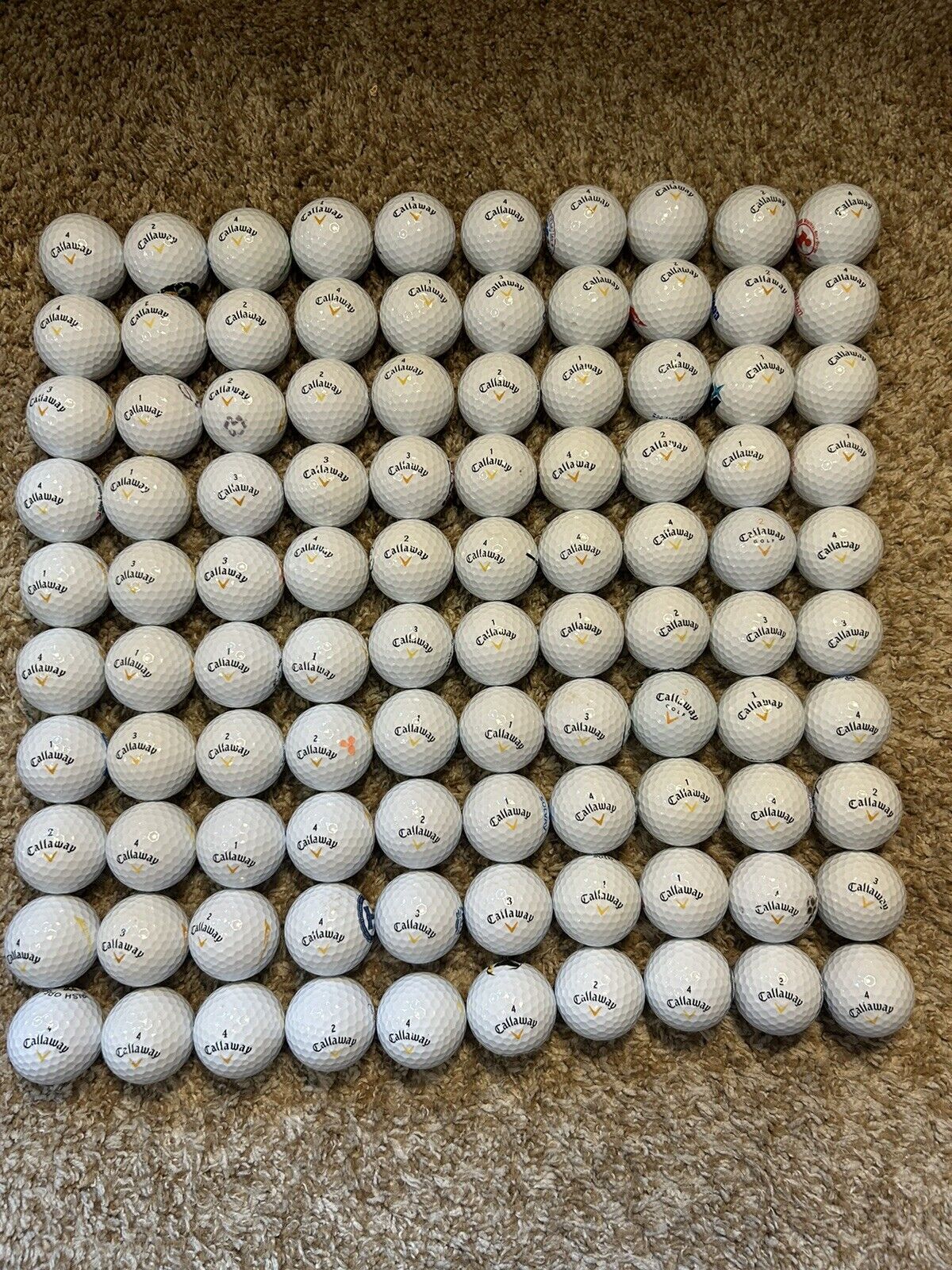 100 Mint Callaway Warbird 2.0 golf Balls