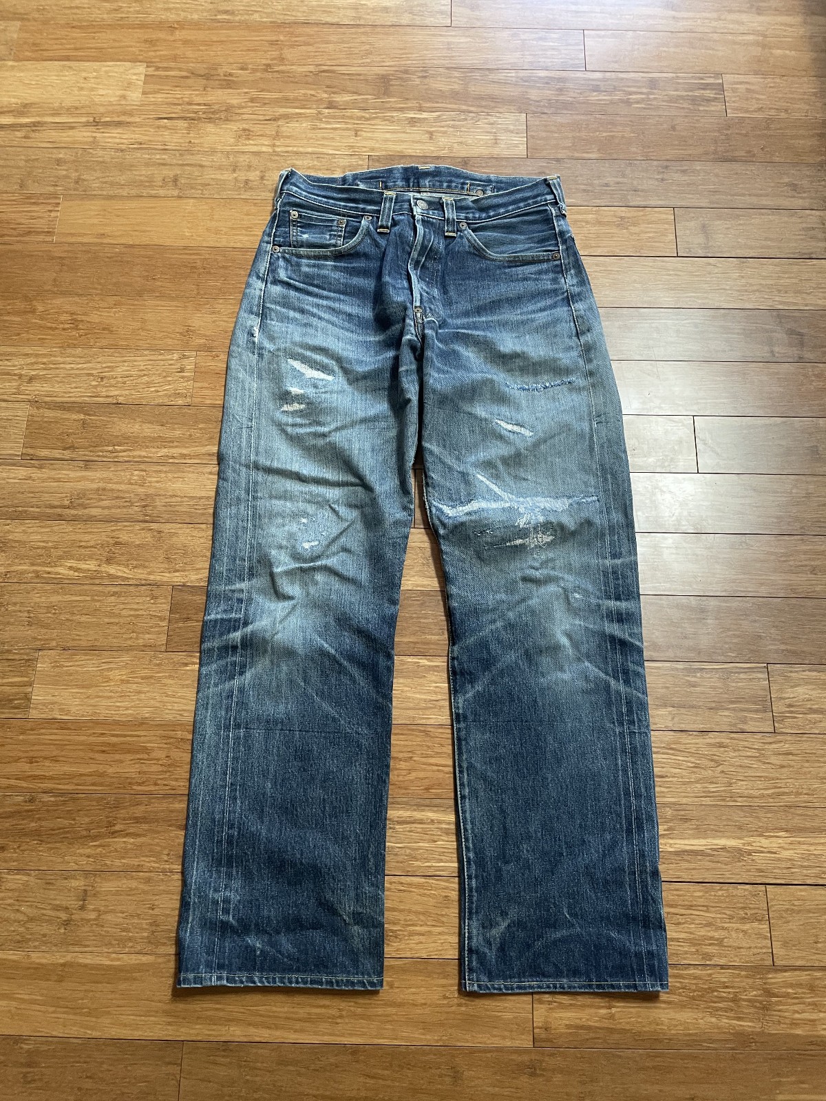 VTG 90s Levi\'s LVC 201 Buckle Back Jeans Valencia St 555 Big E - 30.5x31 30s 501 VTG 90s Levi\'s LVC 201 Buckle Back Jeans Valencia St 555 Big E - 30.5x31 30s 501