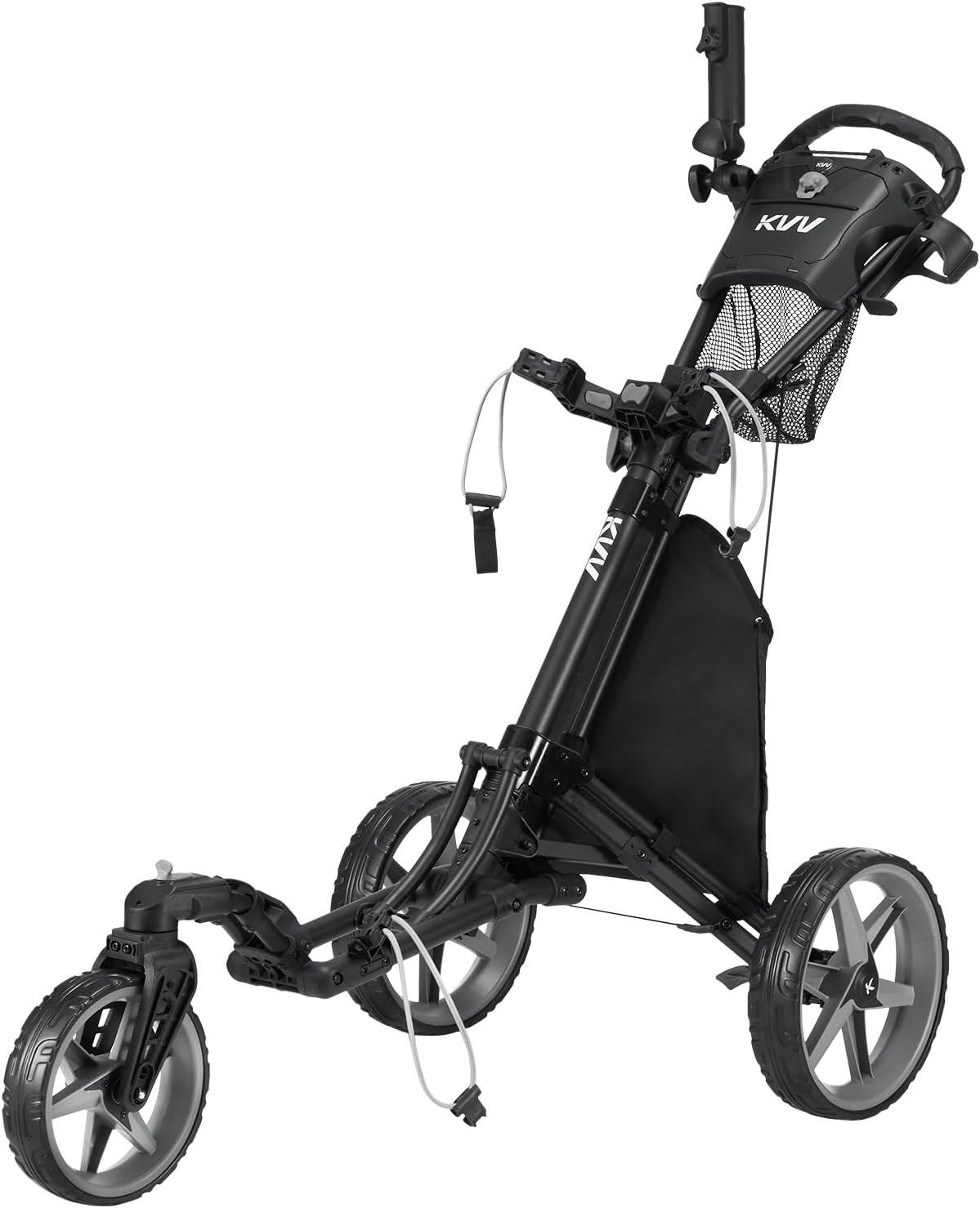 KVV 3 Wheel 360 Rotating Front Wheel Golf Push Cart UESD KVV 3 Wheel 360 Rotating Front Wheel Golf Push Cart UESD