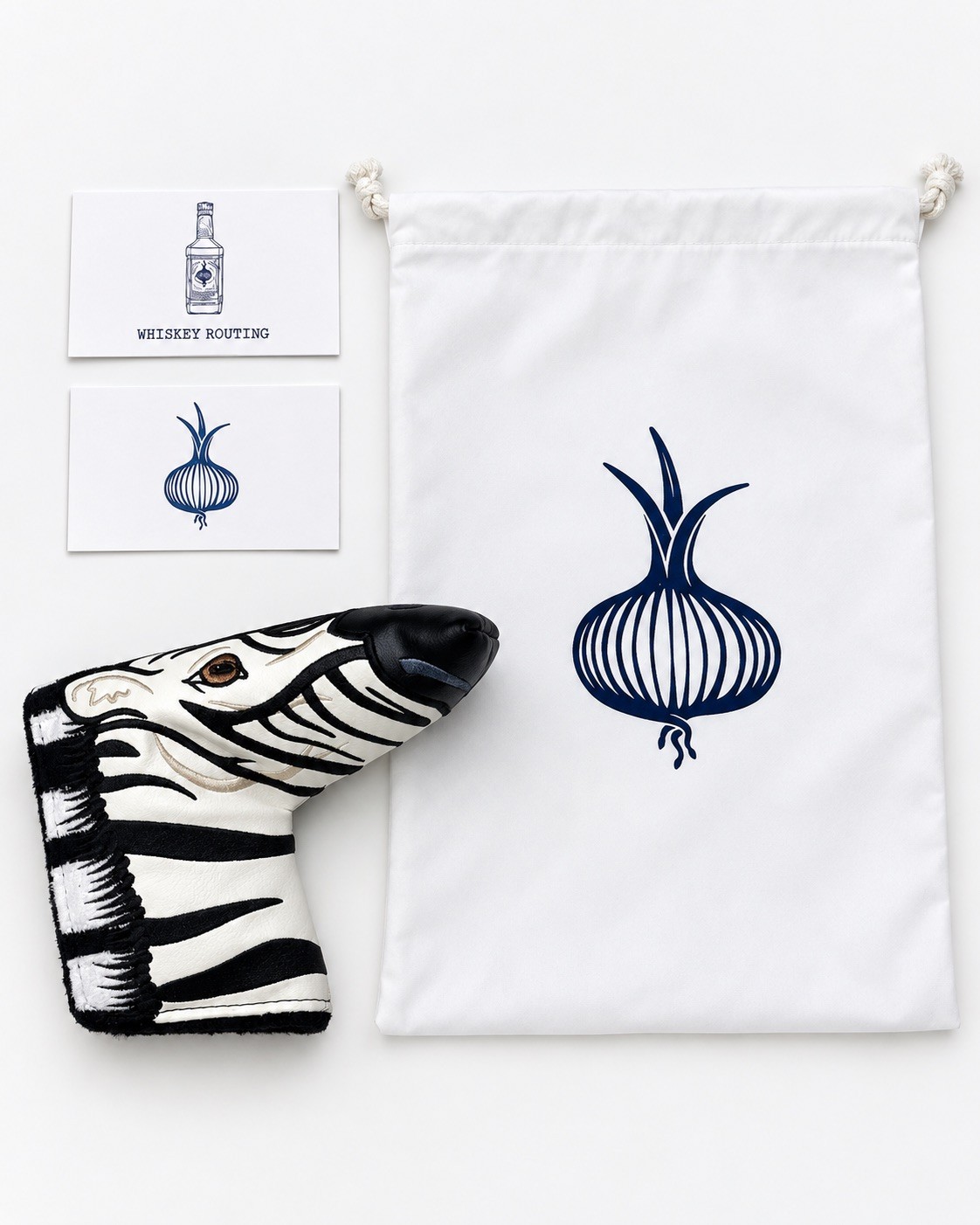 Rare EP Ohoopee Match Club Zebra Blade Putter Cover 🧅 Rare EP Ohoopee Match Club Zebra Blade Putter Cover 🧅