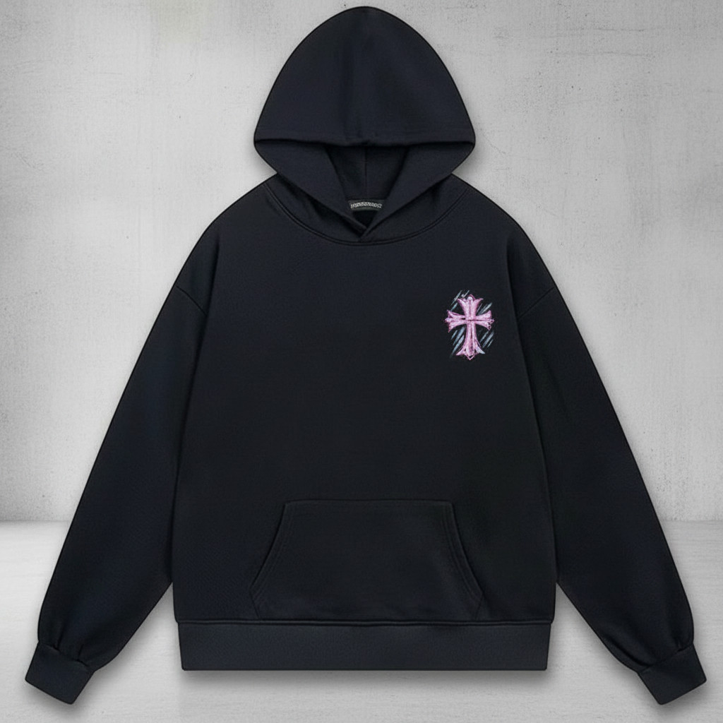 Black Hoodie Vintage Chrome Hearts Mens Medium Black Hoodie Vintage Chrome Hearts Mens Medium