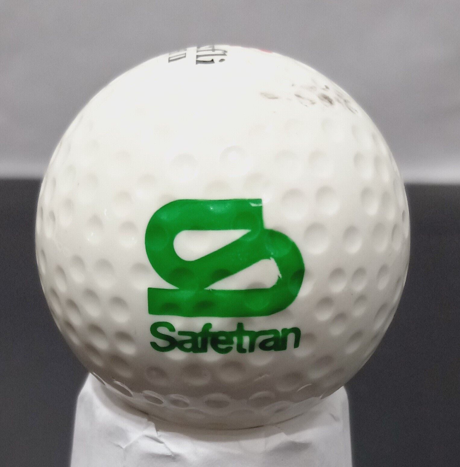 Vtg SAFETRAN MaxFli 4 DDH 2 DT 90 Logo Golf Ball 
