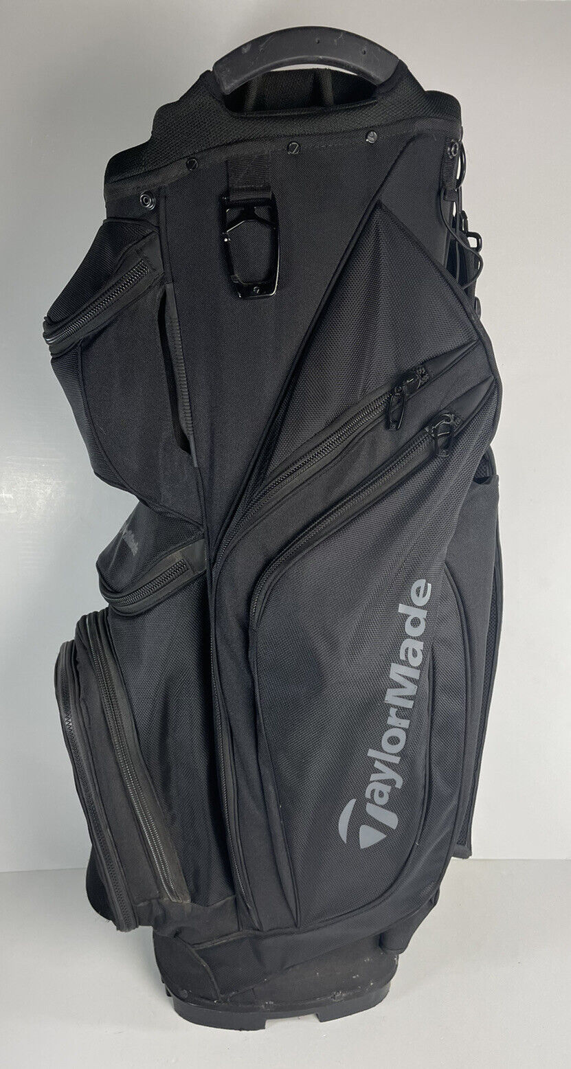 TaylorMade Cart Golf Bag 15 Way Divider With Head Rain Cover used, new ...