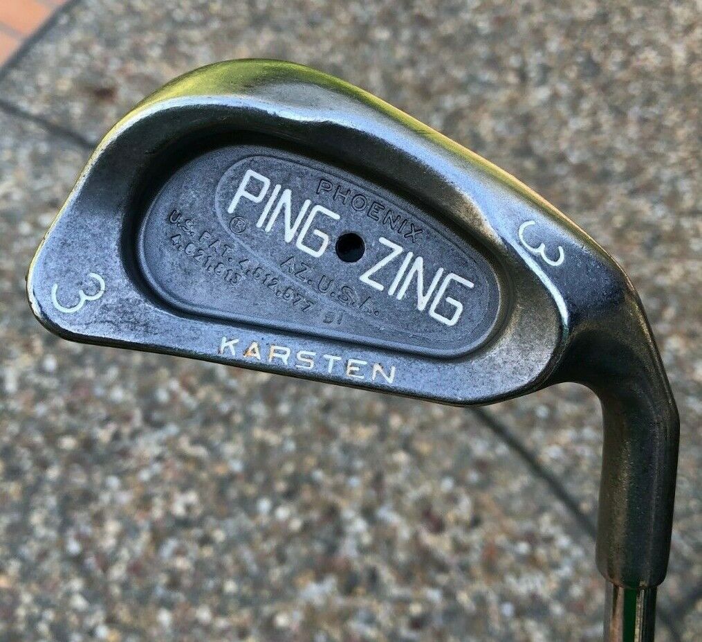 PING ZING Karsten Black Dot Single 3 Iron Golf Club Stiff JZ Steel Mens Right