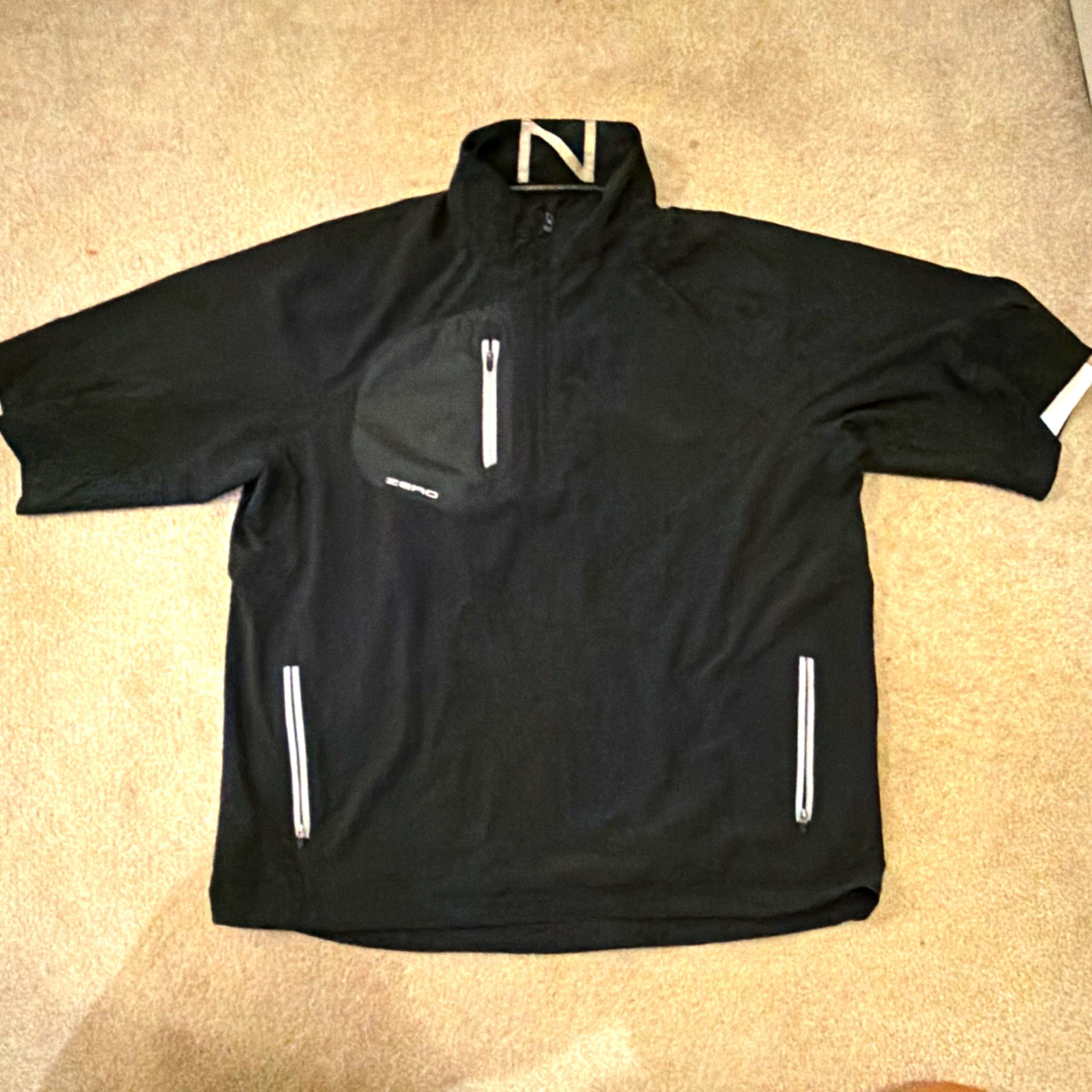Zero Restriction Men\'s Large Black Gore-Tex Golf Windbreak Waterproof Zero Restriction Men\'s Large Black Gore-Tex Golf Windbreak Waterproof
