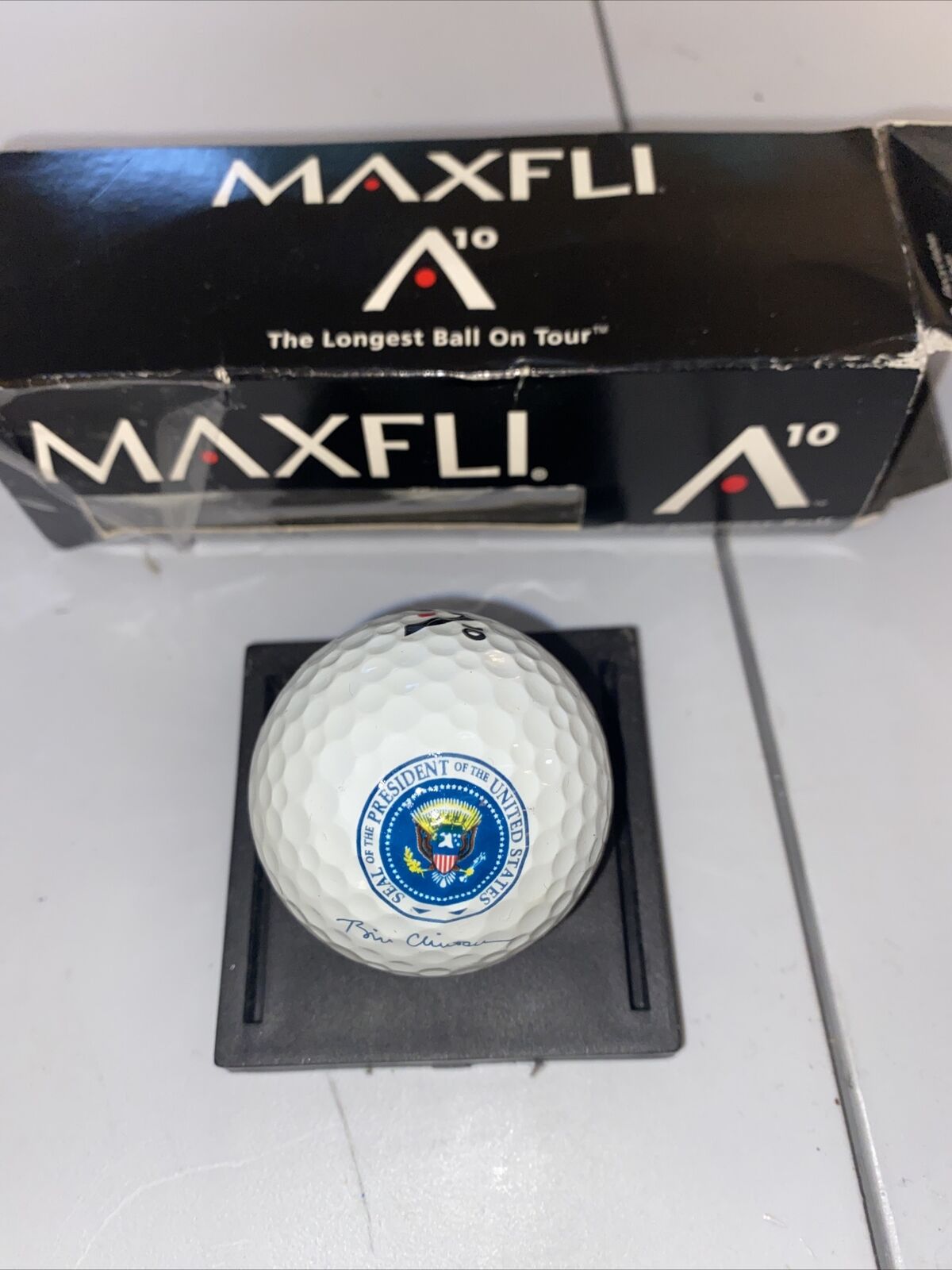 Maxfli A10 Bill Clinton Golf Ball Set Of 3 