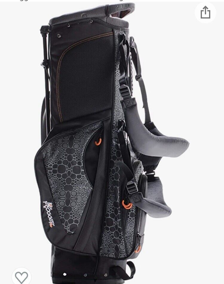 Frogger Golf Stand Bag Lightweight Function  New golf bag  Bk/Charc 5Way