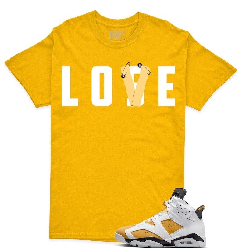 Jordan 6 Yellow Ochre Matching Shirts, Love Lose Tee Match Yellow Ochre 6s
