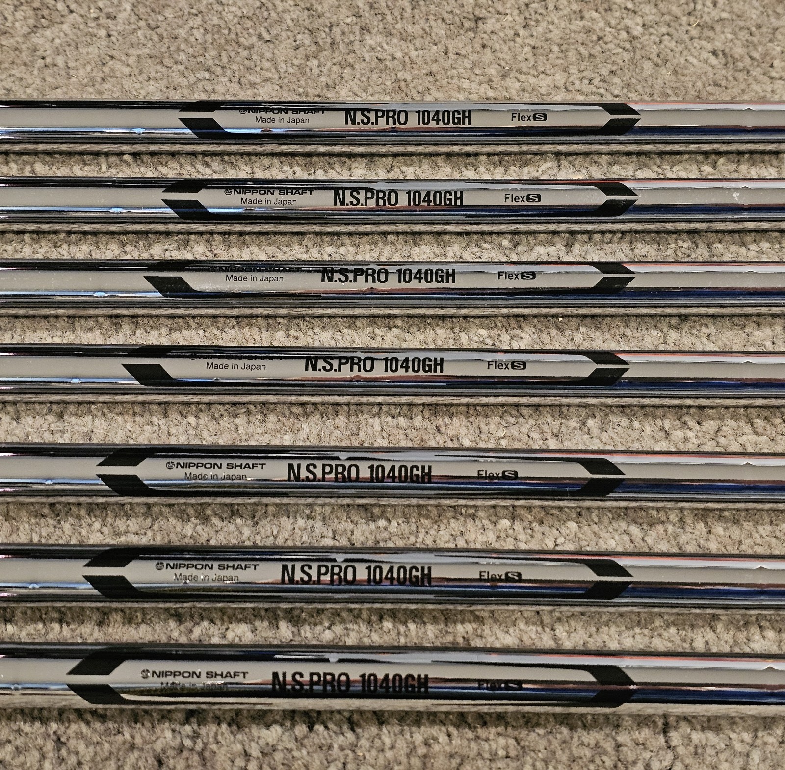 ⛳ NEW UNCUT - Nippon N.S. Pro -  1040GH - 104gm -Stiff Flex - Taper Tip - .370