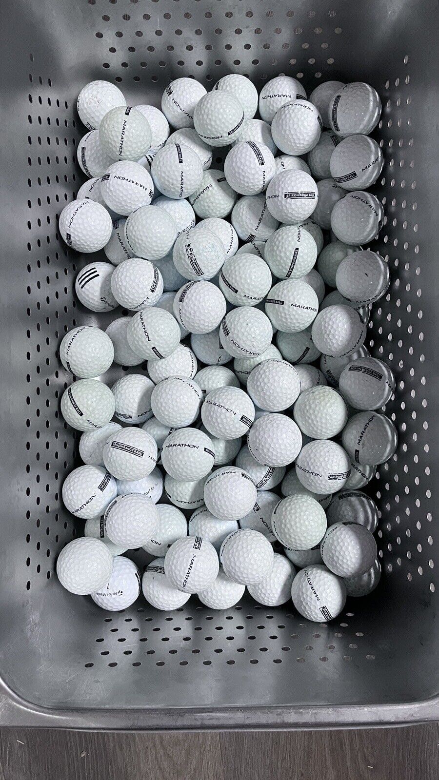 100  White Range Golf Balls 2A~3A