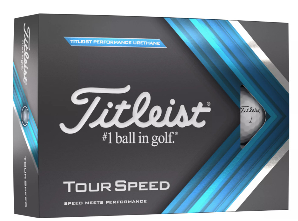 Titleist 2022 Tour Speed Golf Balls, White, New