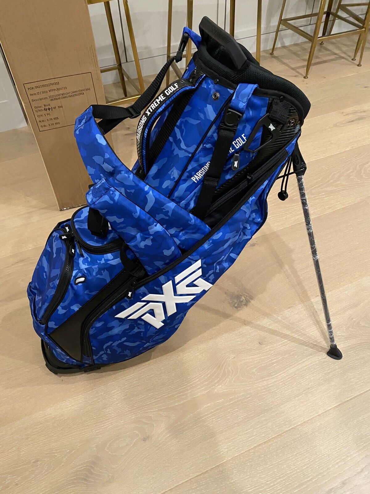 pxg stand golf bag Blue Camo Rare