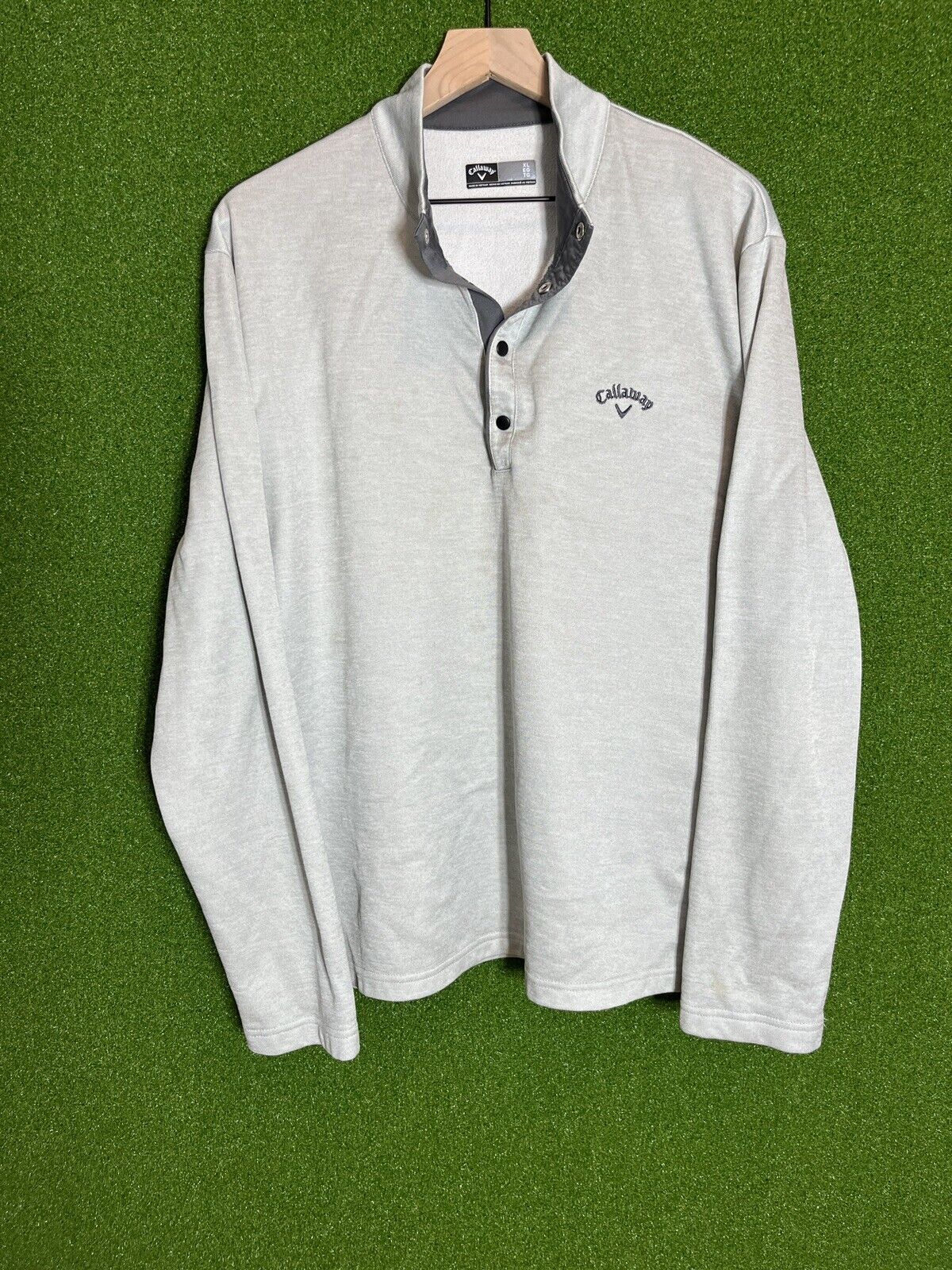 Callaway 1/4 snap pullover Golf attire Size XL Gray