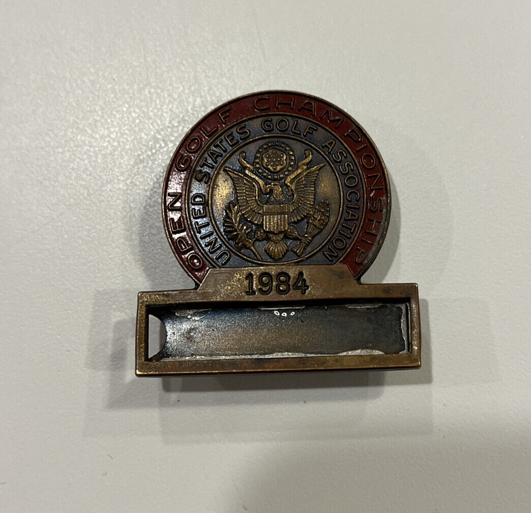 1984 US Open Contestant Player Badge-Winged Foot Golf Club