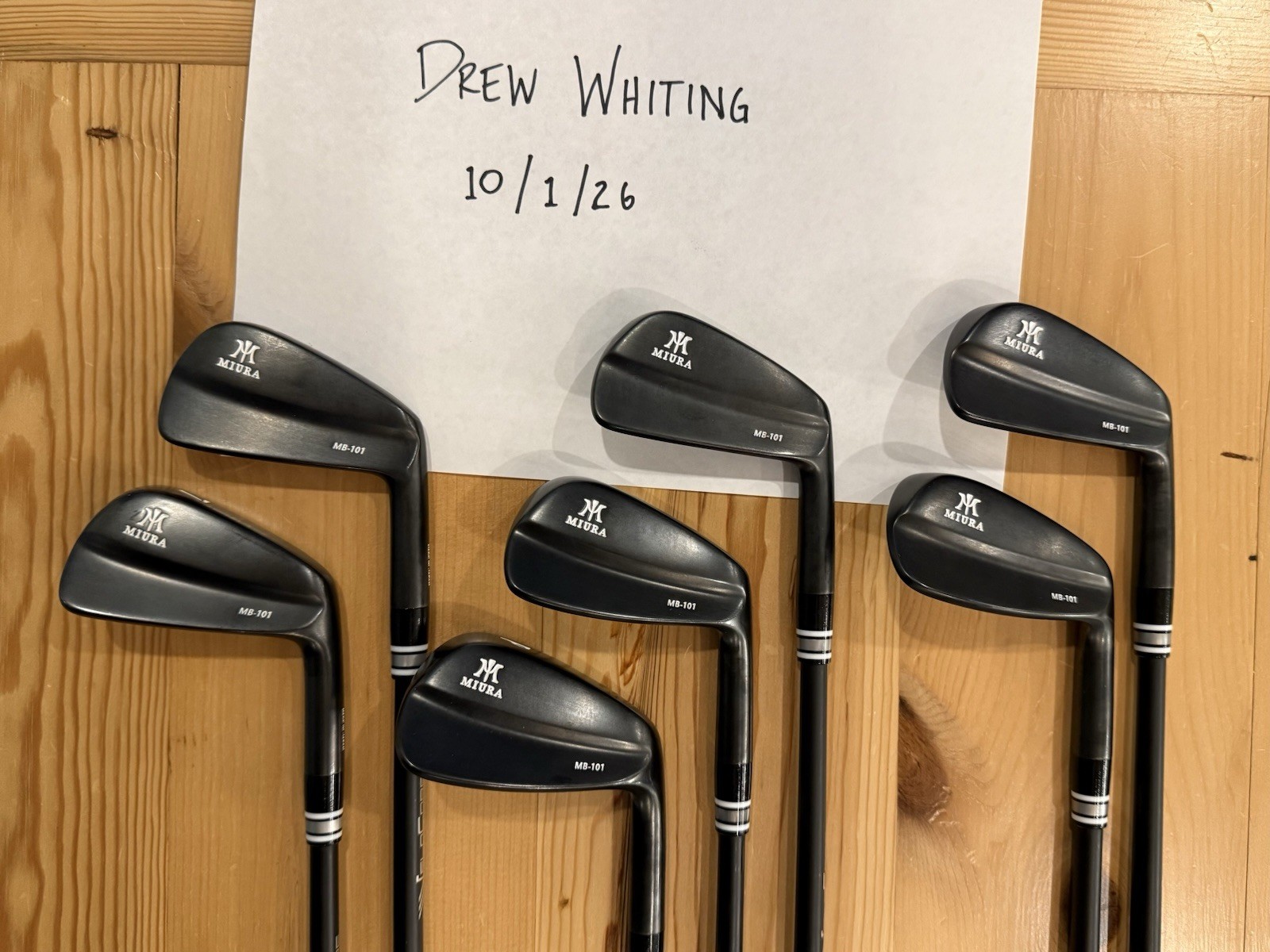 Miura MB-101 QPQ Iron Set w/ Fujikura Axiom 105X Shafts Right Handed