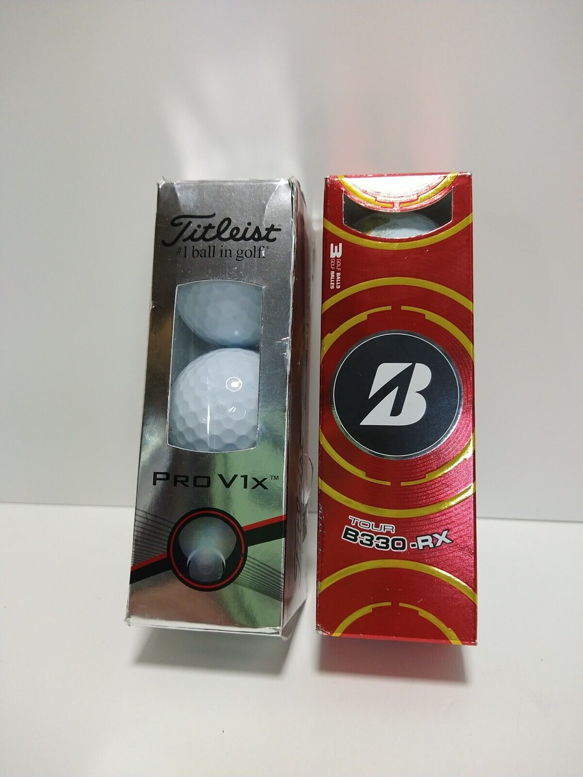 Titleist Pro V1x & Bridgestone Tour B330 RX Golf Balls