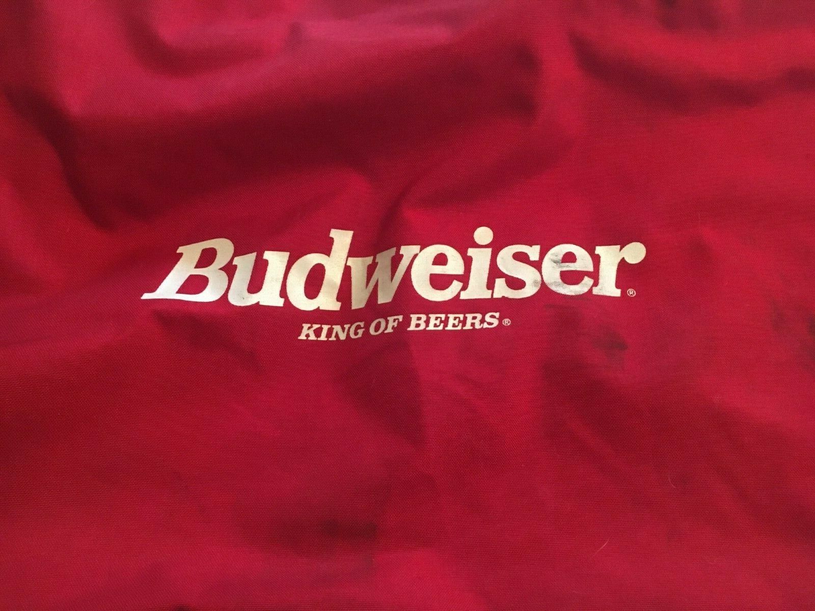 Budweiser Travel Soft Red Nylon Golf Bag Cover 
