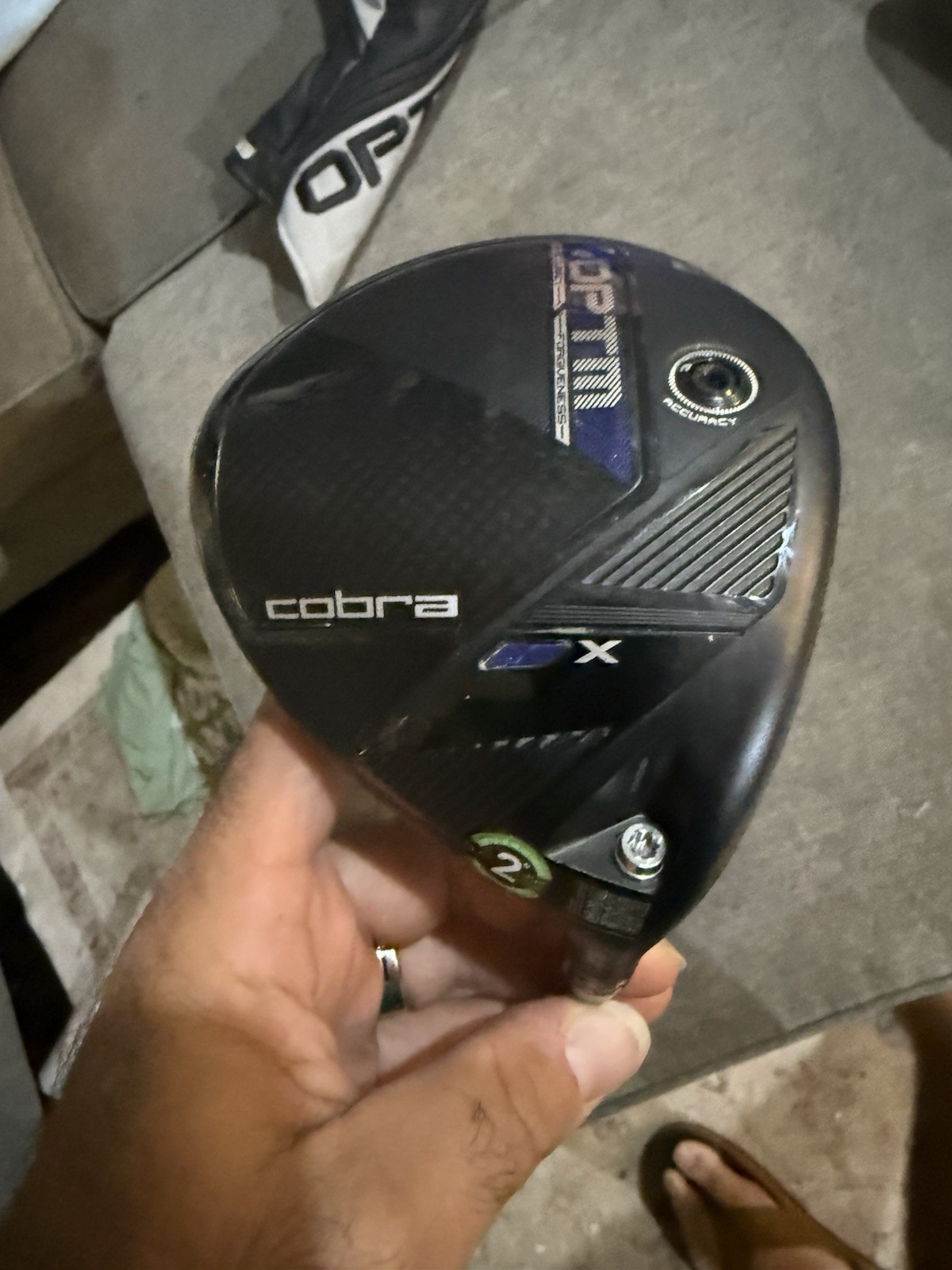 Cobra Optim X 1-Wood Driver Black Graphite Shaft Stiff Flex Cobra Optim X 1-Wood Driver Black Graphite Shaft Stiff Flex