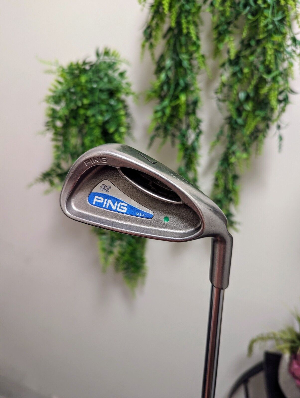 PING G2 Green 🟢 Dot Single 7 Iron Golf Club ⛳ Steel Stiff Flex Shaft 🏌️ 37.5\