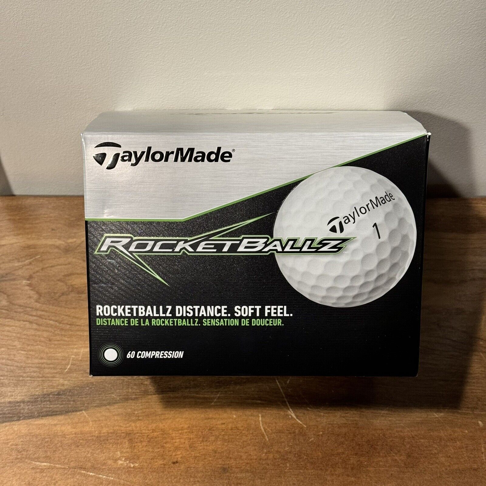 TaylorMade Rocketballz 36 Pack Golf Ball, White 60 Compression Soft Feel