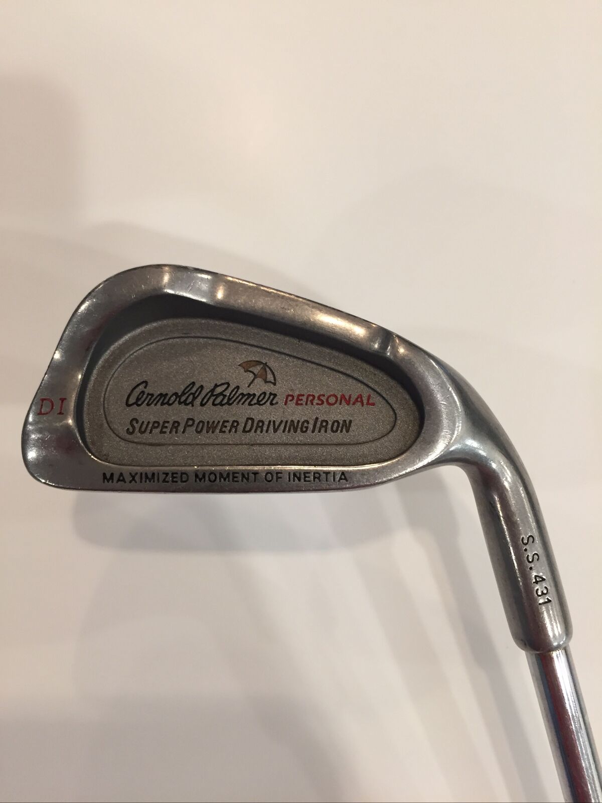 Vintage Arnold Palmer Right Handed Driving Iron.