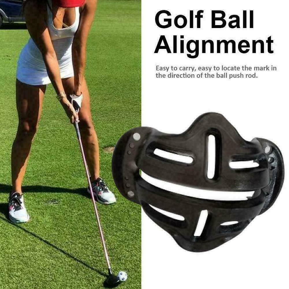 Golf Ball Line Marker Template Alignment Liner Marks Puttin Tool Shell F1X7
