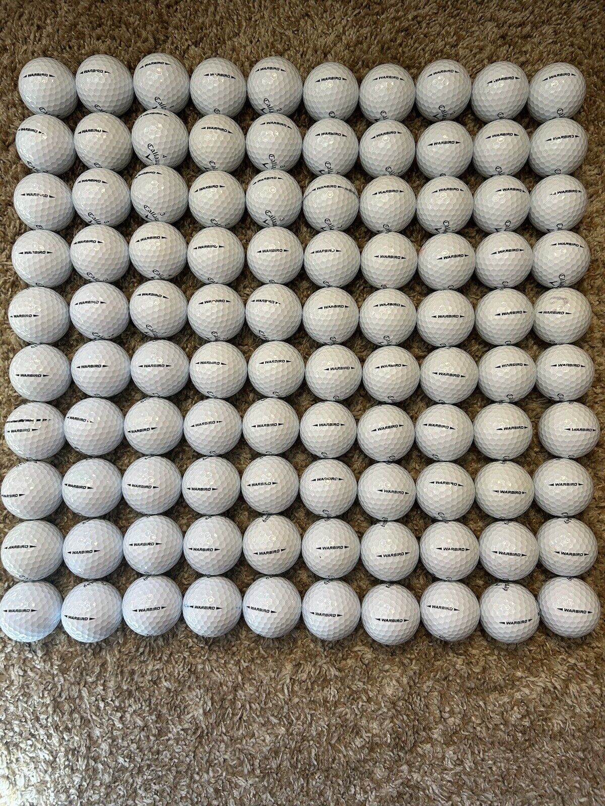 100 Mint Callaway Warbird Golf Balls 