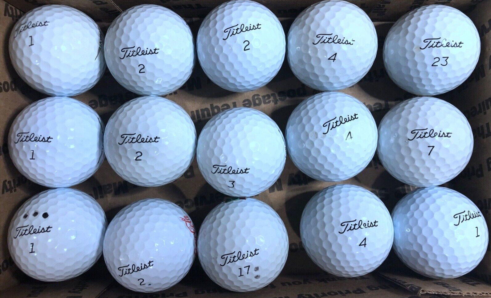 TITLEIST ProV1, 15 AAAA white golf balls