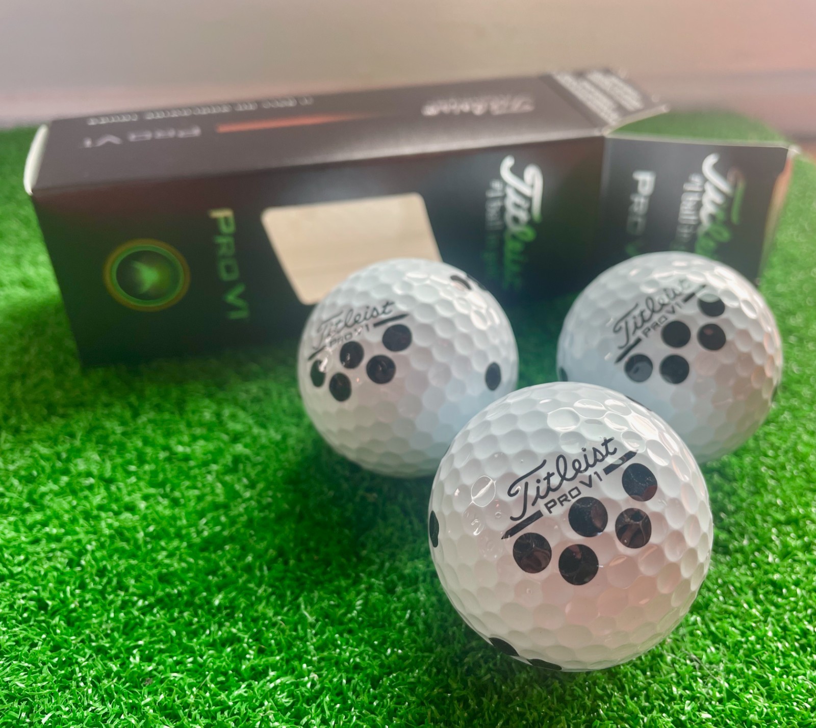 NEW Titleist Pro V1 RPT Golf Balls - 1 Sleeve (3 Balls) Rapsodo MLM2PRO