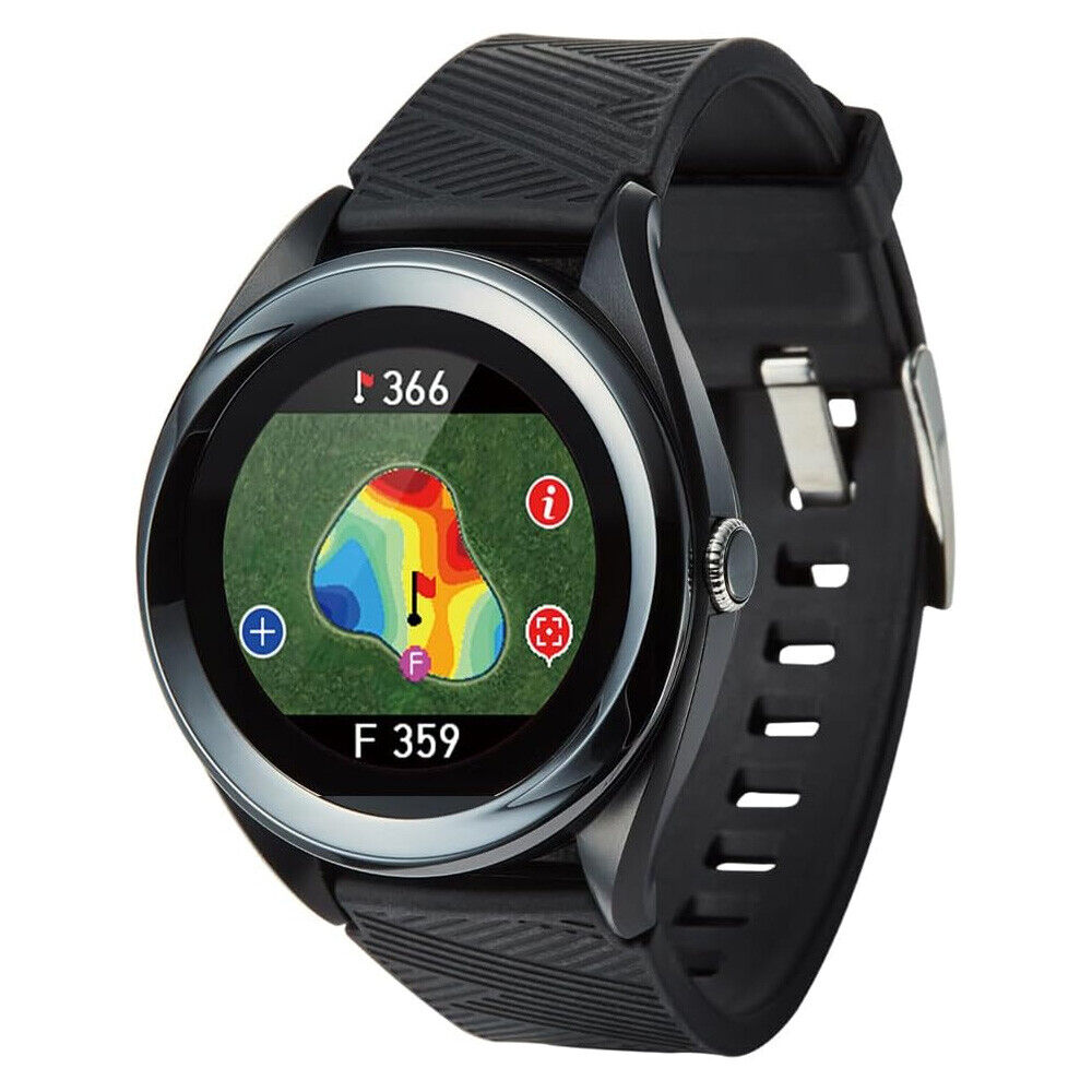 Voice Caddie T7 Golf GPS Black Watch with Green Undulation and V.AI - NEW