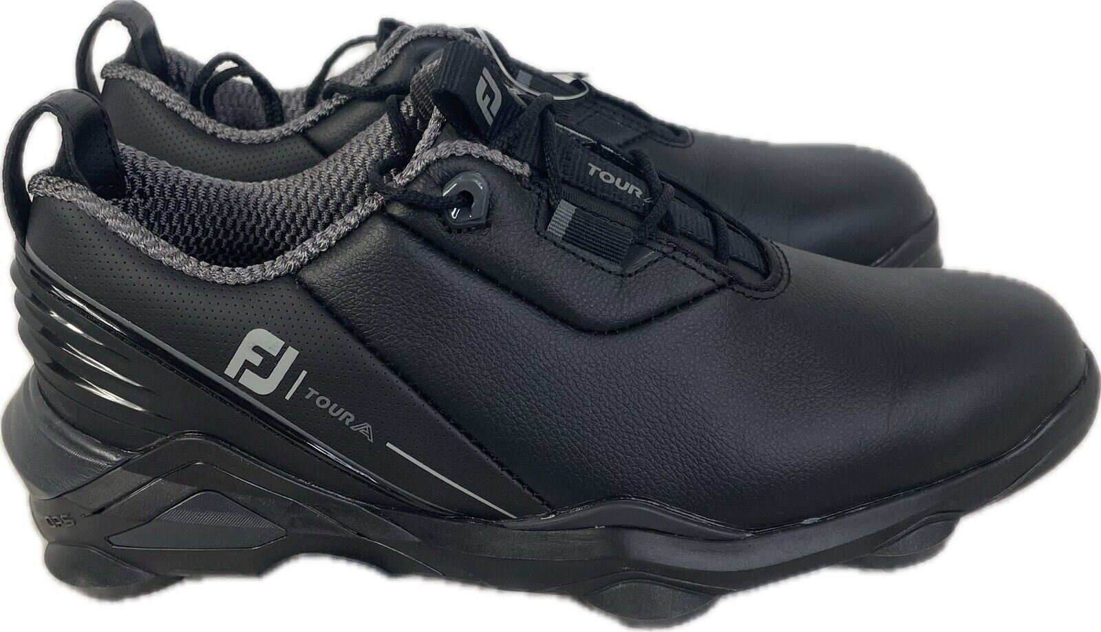 FootJoy Tour Alpha Golf Shoes 55507 – Black/Charcoal/Red Size 7.5