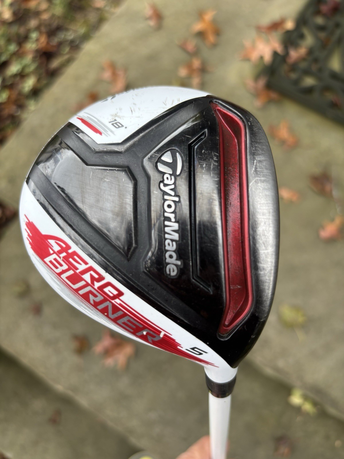 TaylorMade AeroBurner 5 Fairway Wood 18 Degrees Regular Flex NICE TaylorMade AeroBurner 5 Fairway Wood 18 Degrees Regular Flex NICE