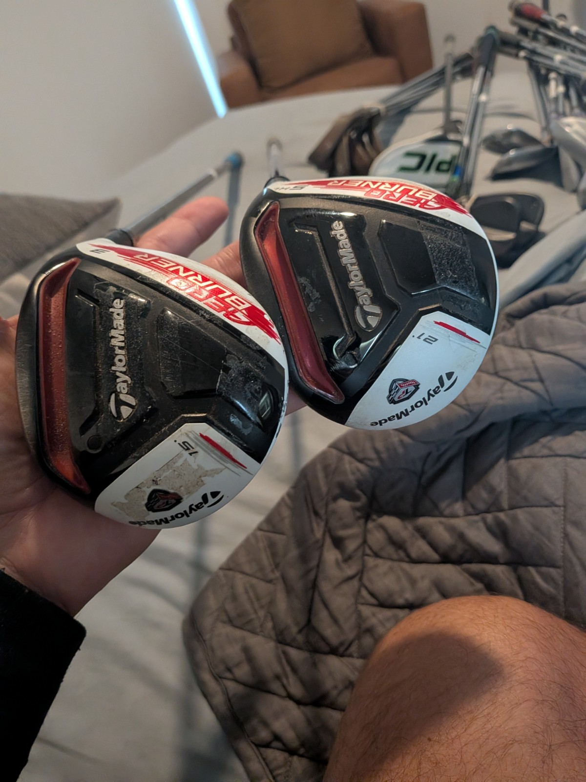 Right Taylormade aeroburner tp fairway wood set.3,5HL.15,21.extra stiff Right Taylormade aeroburner tp fairway wood set.3,5HL.15,21.extra stiff