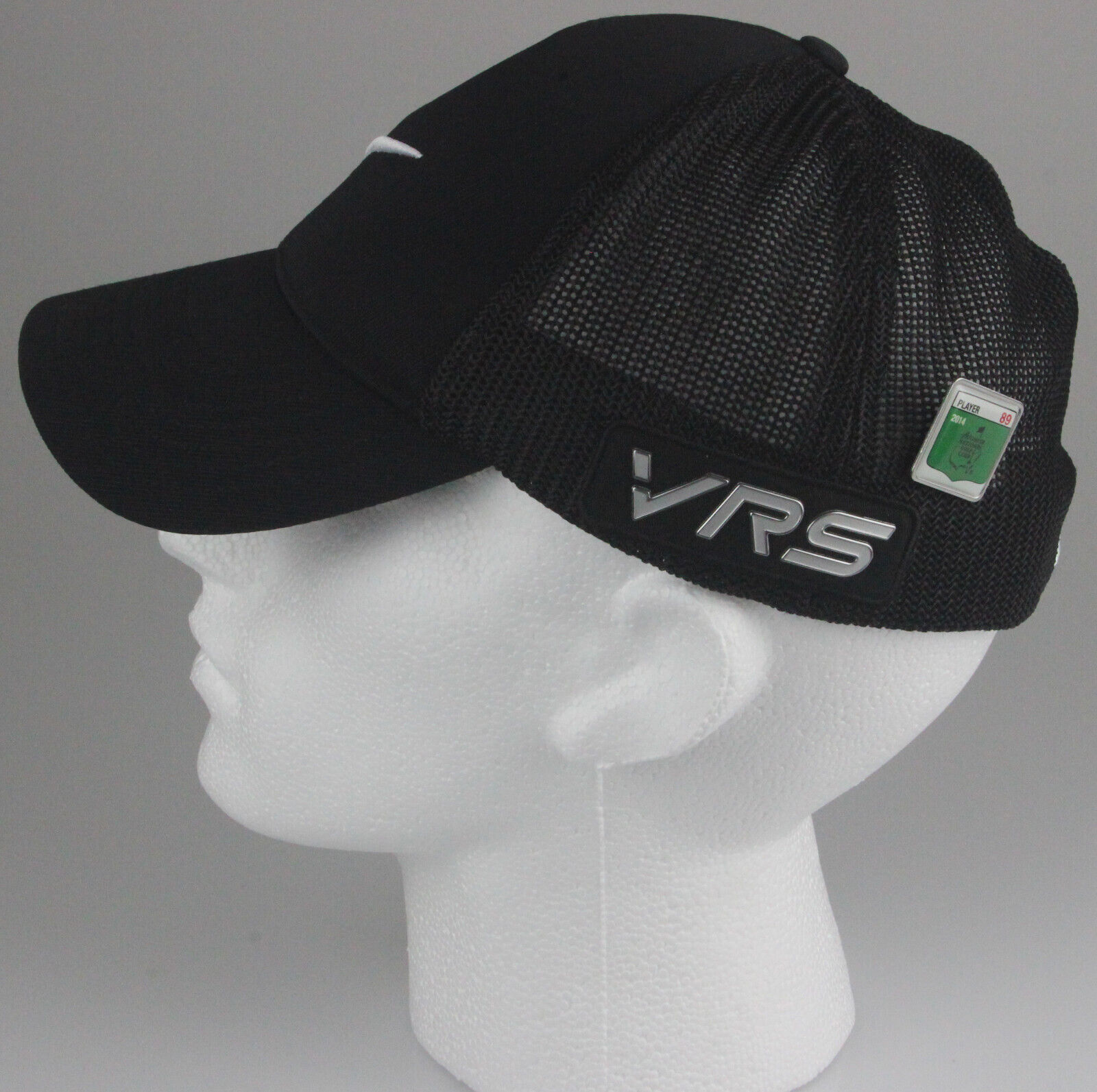Rare Francesco Molinari Masters Golf 2014 Personal Players Badge & Nike Hat  