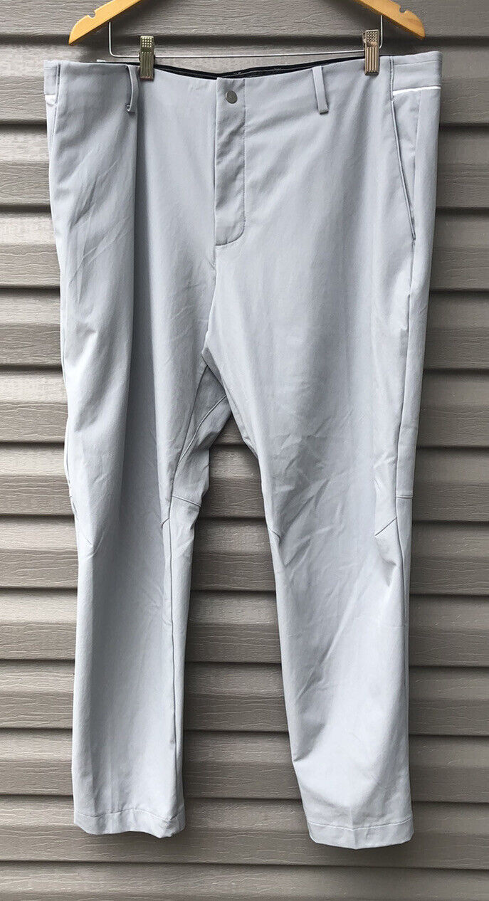 Nike Men\'s Flex Hybrid Light Gray Golf Pants 38x30 Modern Fit