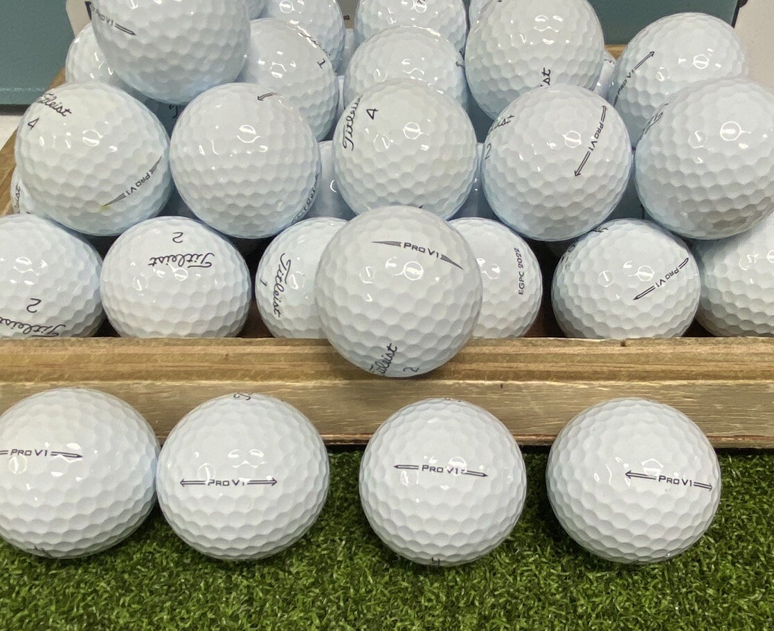 50 Titleist Pro V1 AAAAA Mint Used Golf Balls 5A 50 Titleist Pro V1 AAAAA Mint Used Golf Balls 5A