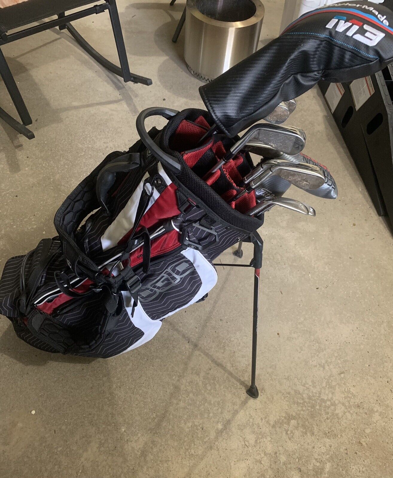 Golf Club Set - TaylorMade Driver, Irons, Wedges. Scotty Cameron Putter