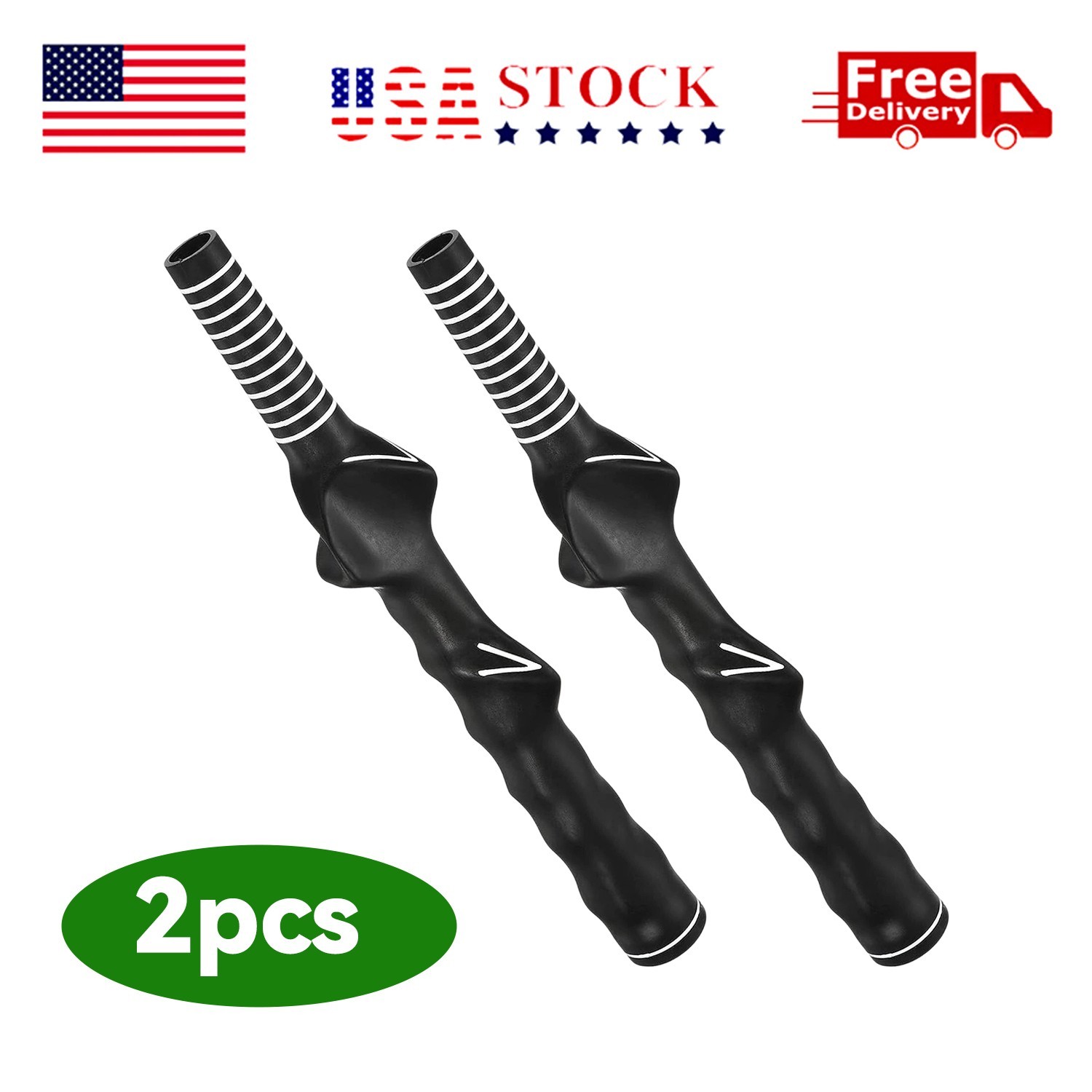 2 PCS Right-Hand Golf Swing Training Grip Aid Standard Teaching Warm Up Trainer 2 PCS Right-Hand Golf Swing Training Grip Aid Standard Teaching Warm Up Trainer