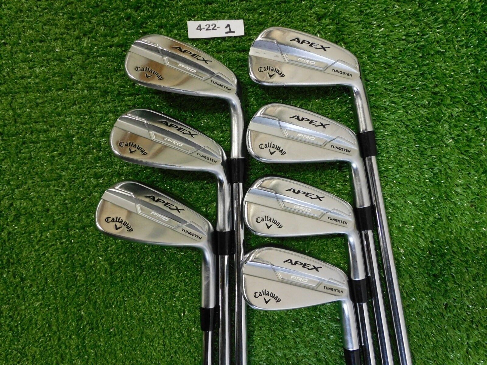 Callaway Apex Pro 21 Forged Irons 5-P & A Tour 120 X Extra Stiff Steel +.5\