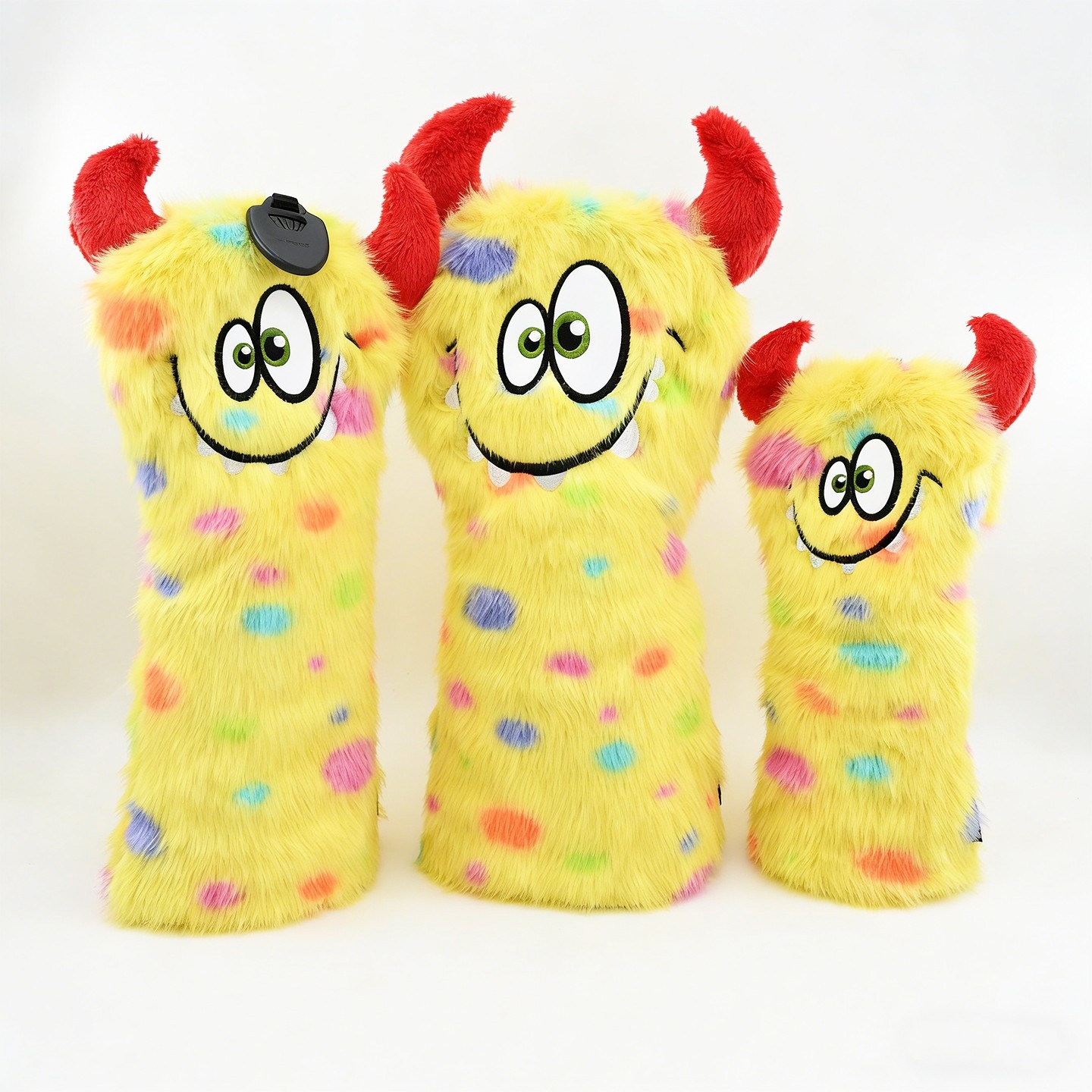 New Yellow Funny Plush Golf Wood Headcover for Driver Fairway Wood Hybrid Club New Yellow Funny Plush Golf Wood Headcover for Driver Fairway Wood Hybrid Club
