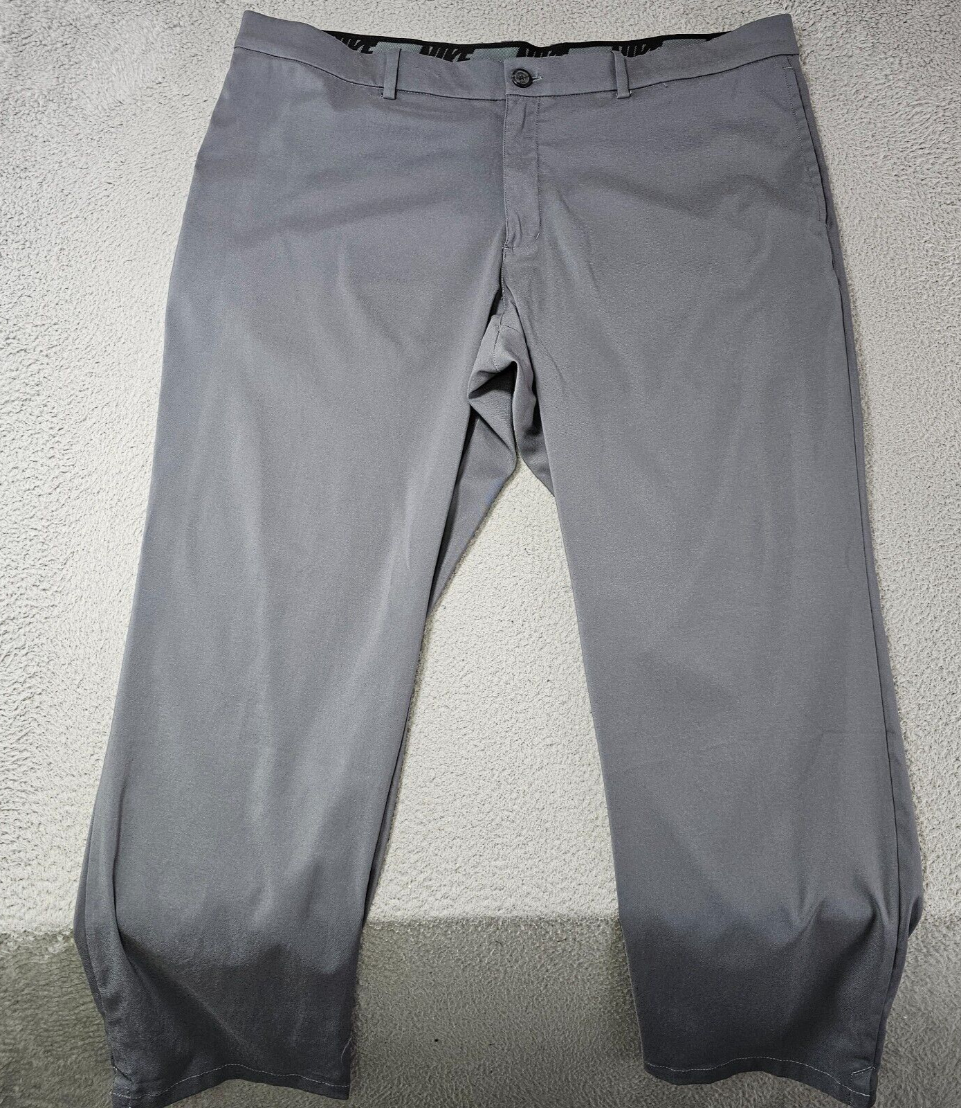Nike Golf Men’s Standard Fit Flat Front Dri Fit Pants Smoke Grey Size 42x30