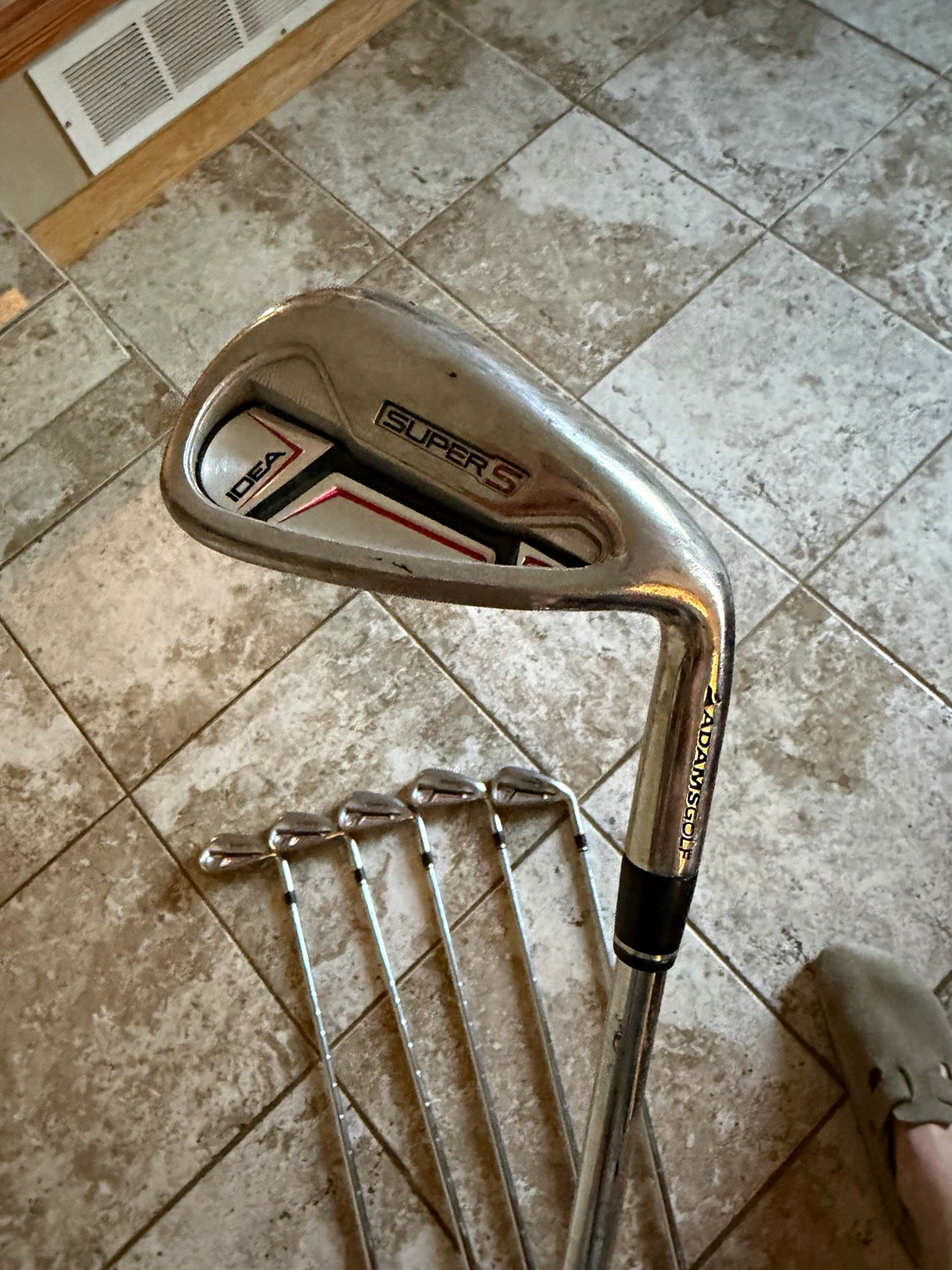 Adams Idea Super S P-5 Iron Set RH KBS shafts Adams Idea Super S P-5 Iron Set RH KBS shafts
