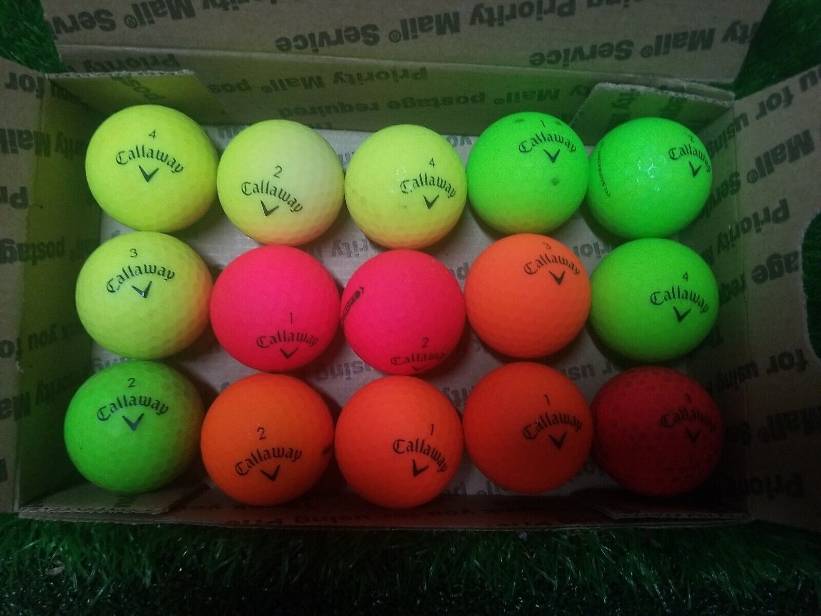 Callaway Supersoft And Superhot Golf Balls Mixed Colors