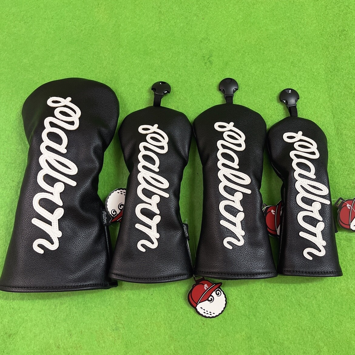 Premium Pure Brand Letters Driver Wood Hybrid Putter Golf Club Cover Headcover