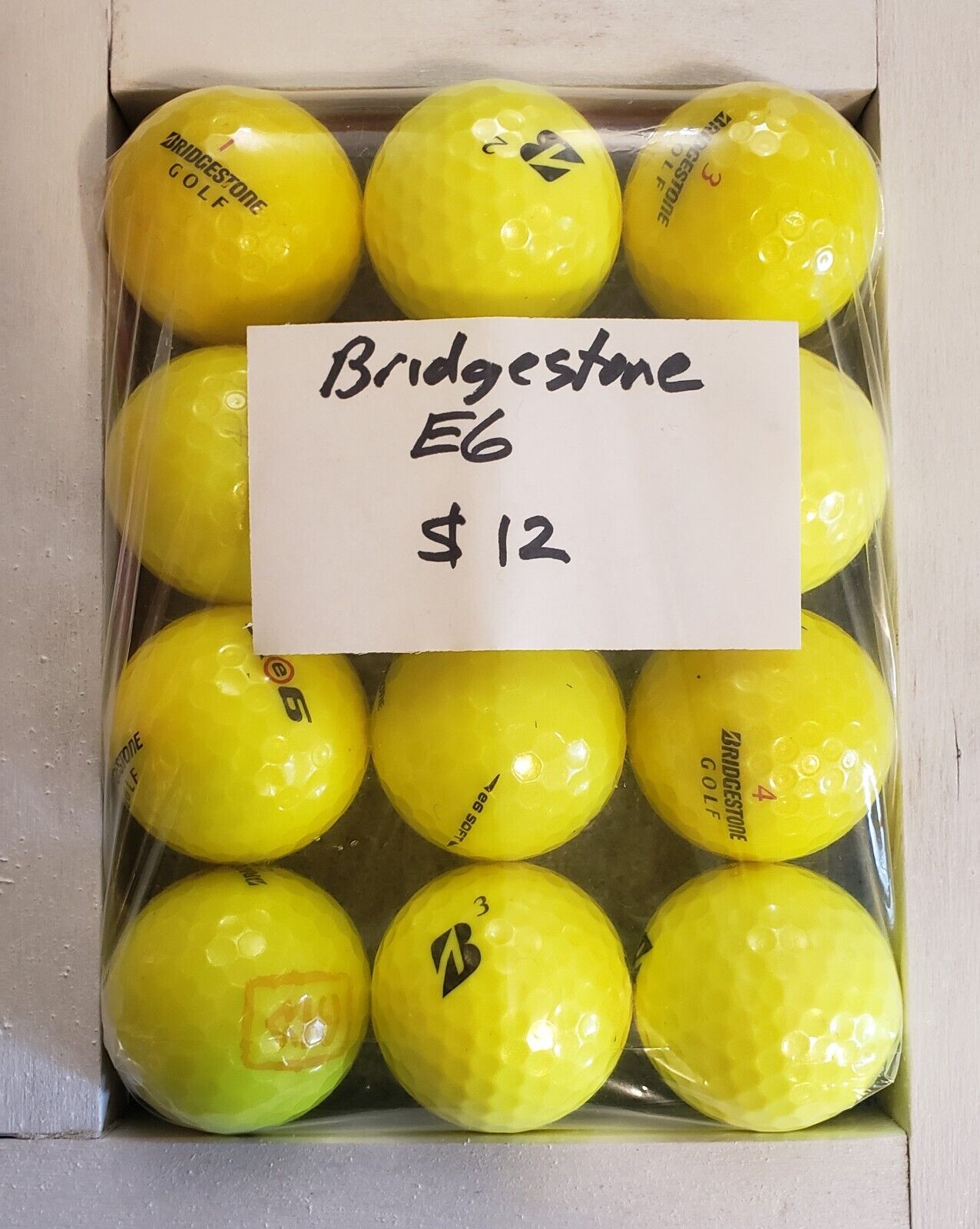 Bridgestone E6 Colors 5 Dozen Available 