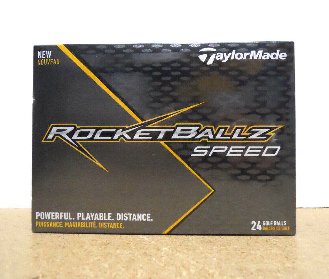 TaylorMade RocketBallz Speed 82 Compression 2 Dozen Golf Balls NEW Ships Free