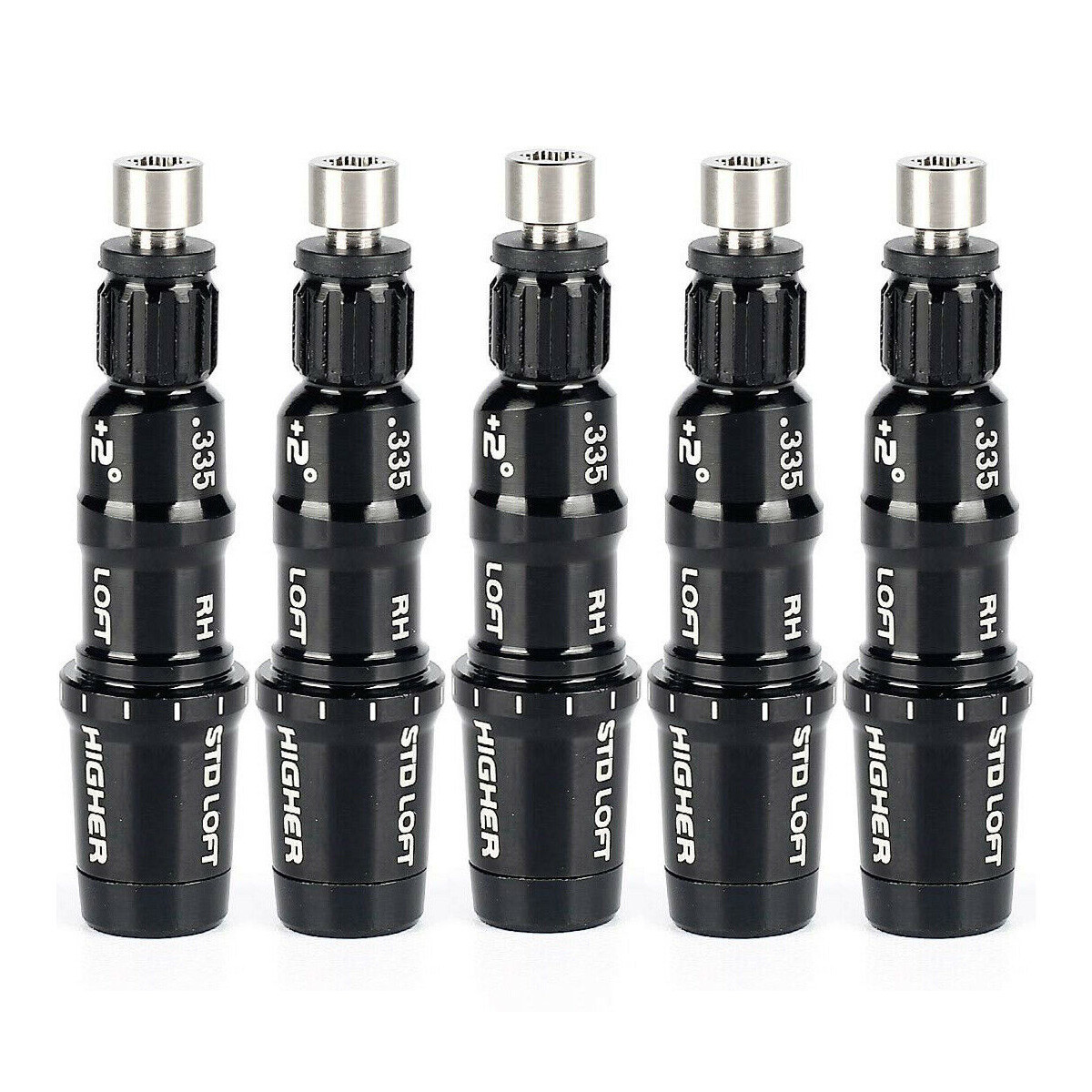 5pcs Golf Shaft Adapter Sleeve .335 RH Fit TaylorMade Qi4D,Qi35,Qi10,Stealth 5pcs Golf Shaft Adapter Sleeve .335 RH Fit TaylorMade Qi4D,Qi35,Qi10,Stealth